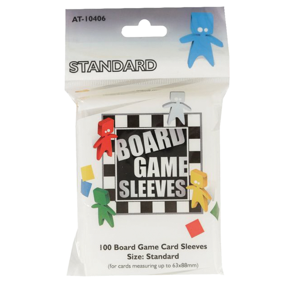 100 Board Game Sleeves : Standard 63x88mm (EN STOCK)