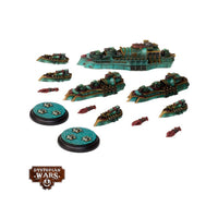 Dystopian Wars- KONGO BATTLEFLEET SET