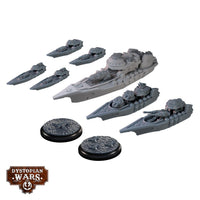 Copie de Dystopian Wars- KONIG BATTLEFLEET SET