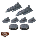 Dystopian Wars- SULTANATE SUPPORT SQUADRONS