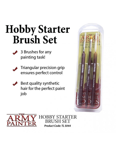 Army Painter -  Hobby Starter Brush Set (EN STOCK)