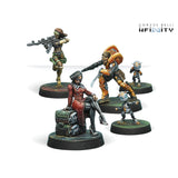 Infinity - Dire Foes Mission Pack 6. Defiant Truth (Yu Jing vs Haqqislam) Leila Sharif, Xi Zhuang, Freelance Stringer