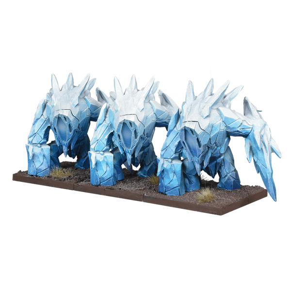 Kings of War  Alliance du Nord  - RÉGIMENT D'ÉLÉMENTAIRES DE GLACE