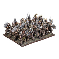 Kings of War  Alliance du Nord  - RÉGIMENT D'HOMMES DES CLANS AVEC ARMES À DEUX MAINS