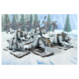 Kings of War  Alliance du Nord  - TROUPE DE LOUPS DE LA TOUNDRA
