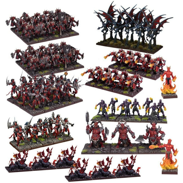 Kings of War Forces des Abysses - MEGA ARMÉE (frais de port inclus)