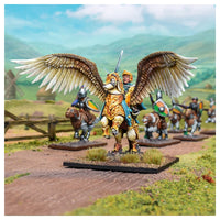 Kings of War Halfelins -GÉNÉRAL HALFELIN SUR ARALEZ AILÉ