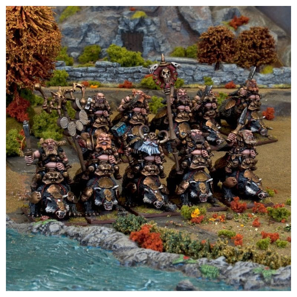 Kings of War Nains -RÉGIMENT DE CHEVAUCHEURS DE BLAIREAUX