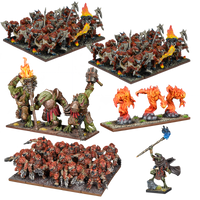 Kings of War Salamandres -MÉGA ARMÉE (LIVRAISON GRATUITE)