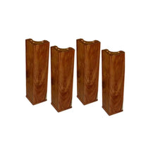Carrom : 4 pieds de table 47 cm en acacia