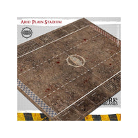 Tapis de jeu Blood Bowl néoprène - Arid Plain Stadium