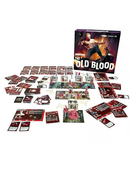 WOLFENSTEIN, THE BOARD GAME - THE OLD BLOOD (EN STOCK)